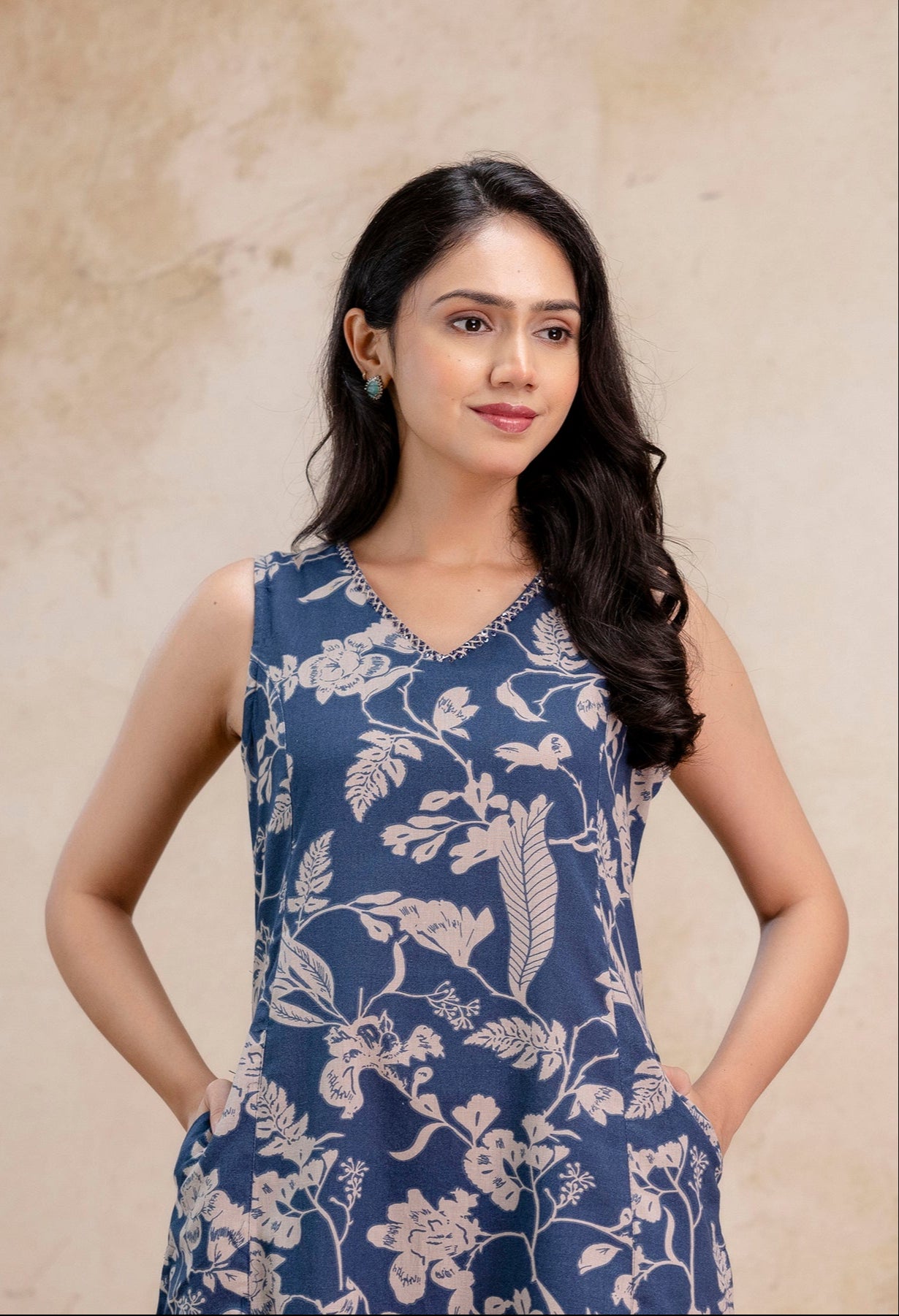 Limited Edition Bluetiful Disaster Sleeveless Kurta Set for Women