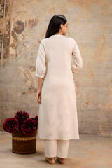 Stylish Red Flamingo Cotton Kurta Set for Women