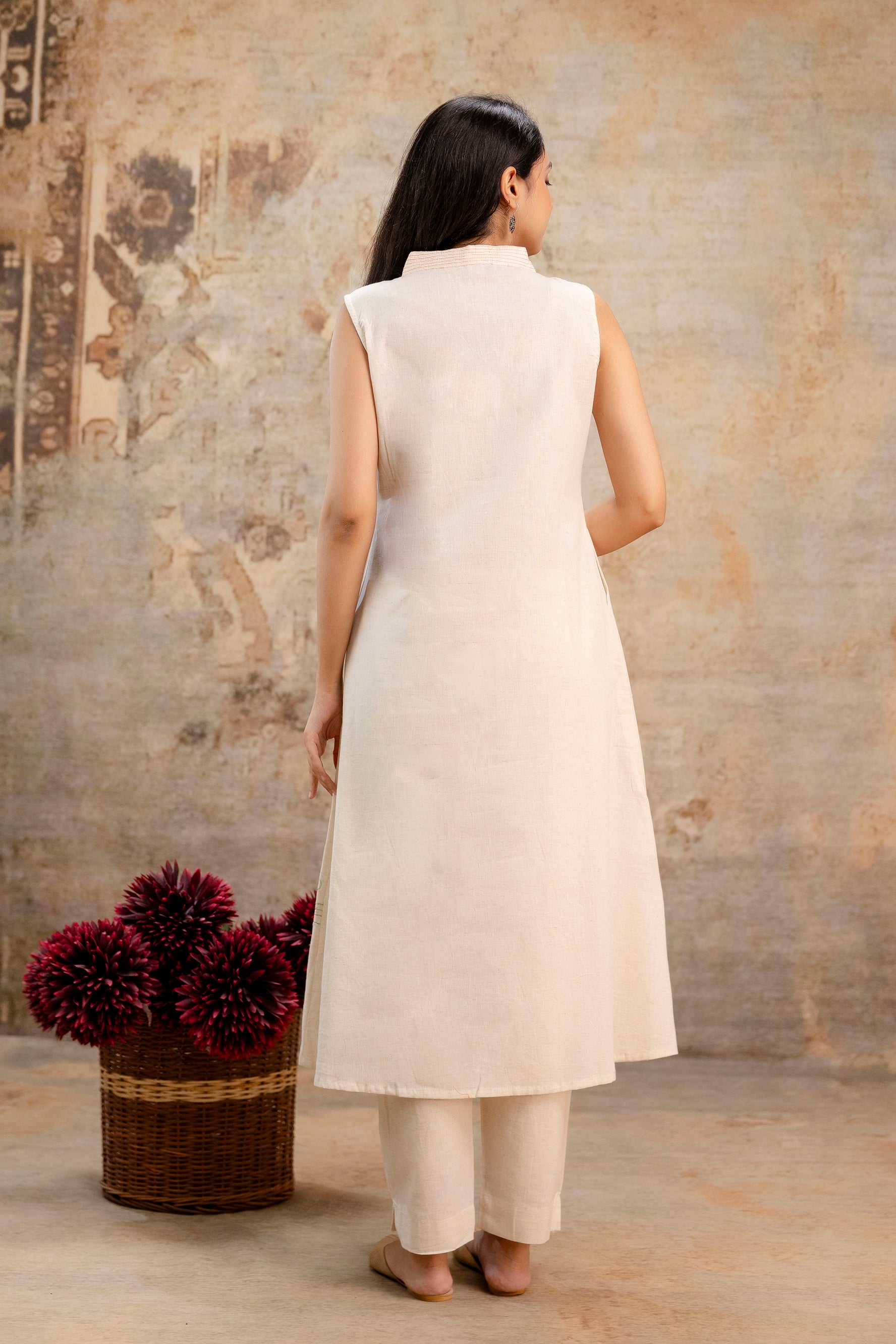 Limited Edition Blossom Belle Pastel Cotton Kurta Set for Summer