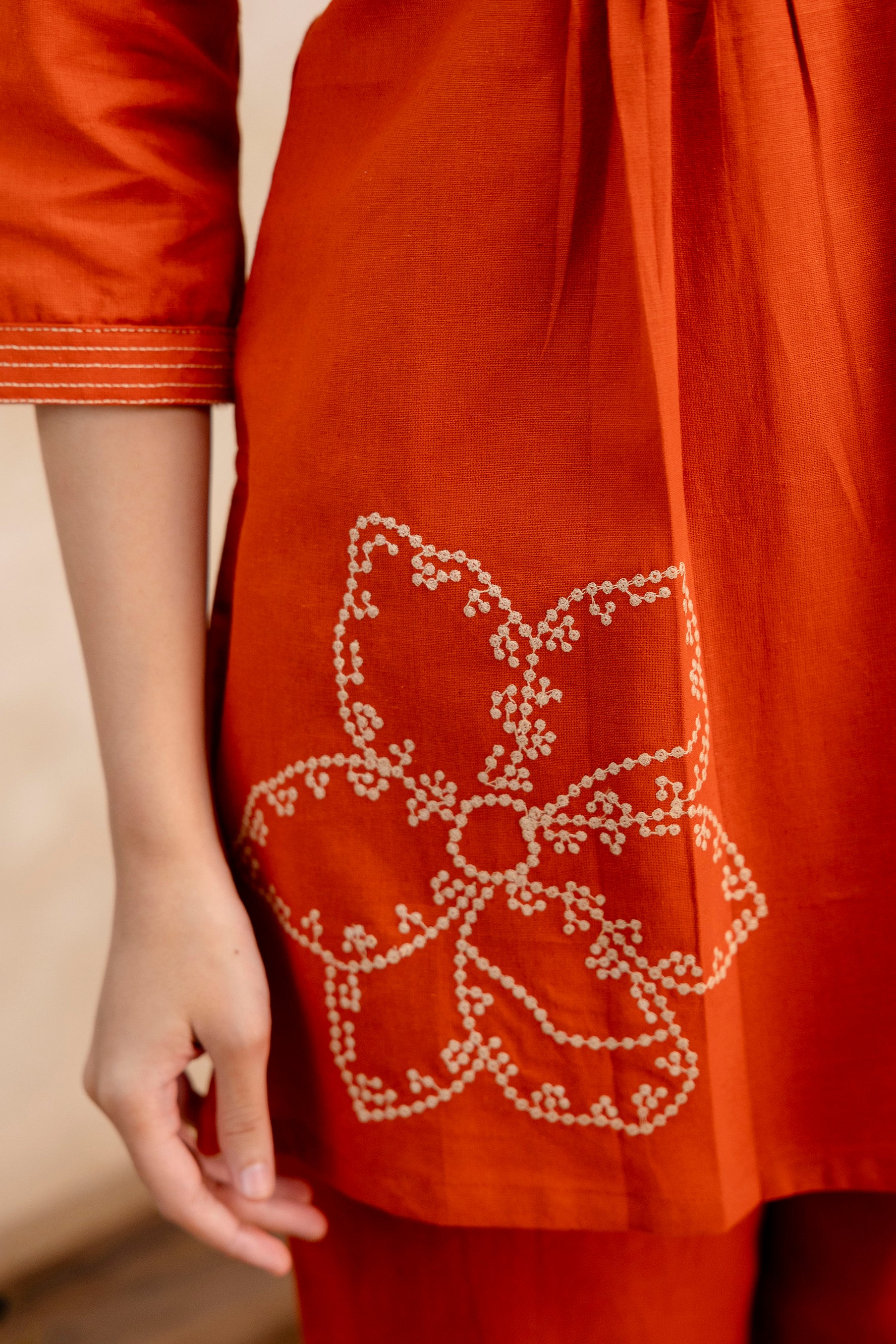 Rustic Embroidered Co-Ord Set