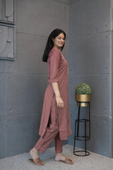 Mauve Kurta Set