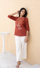 Rust Reva Co-ord Set