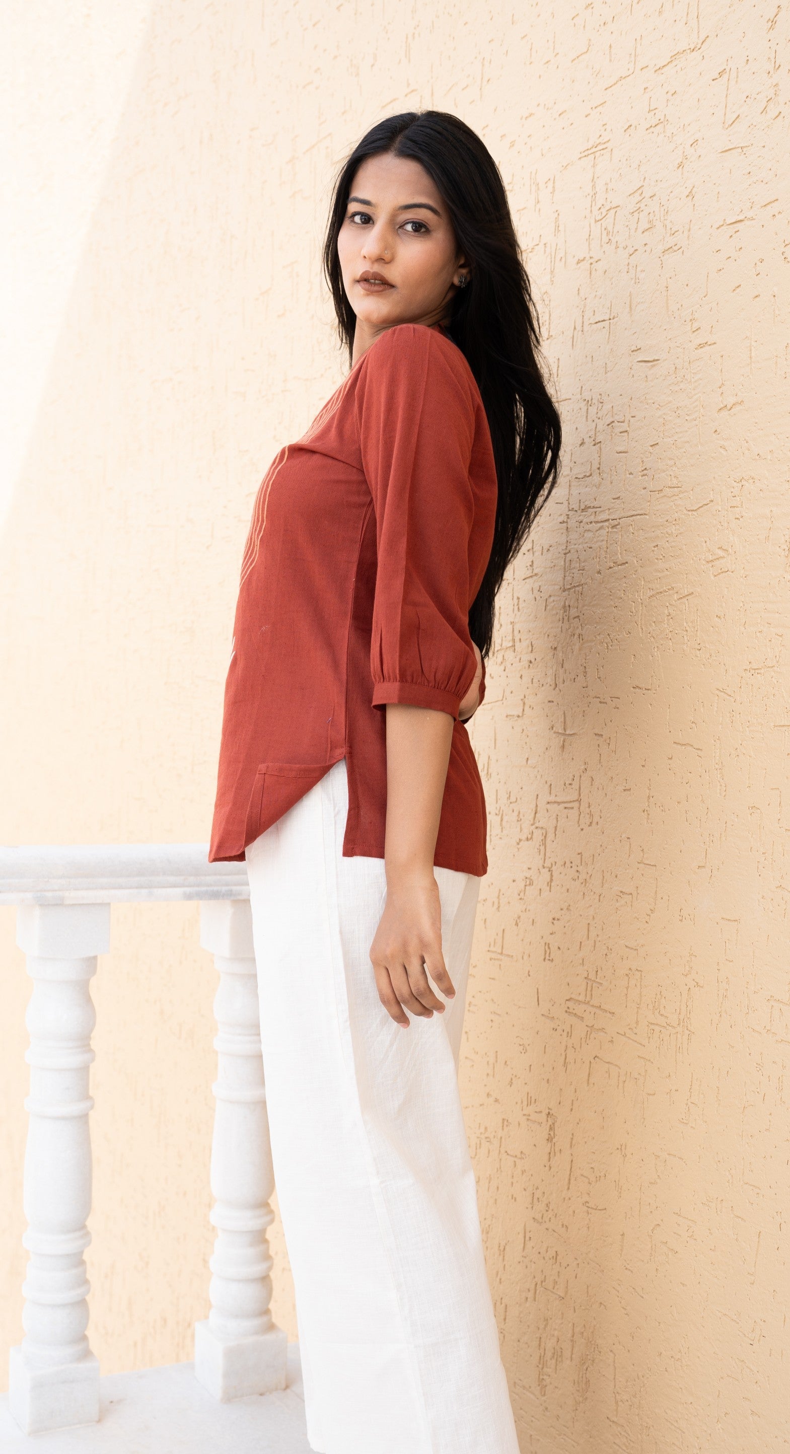 Rust Reva Co-ord Set