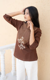Brown Reva Top