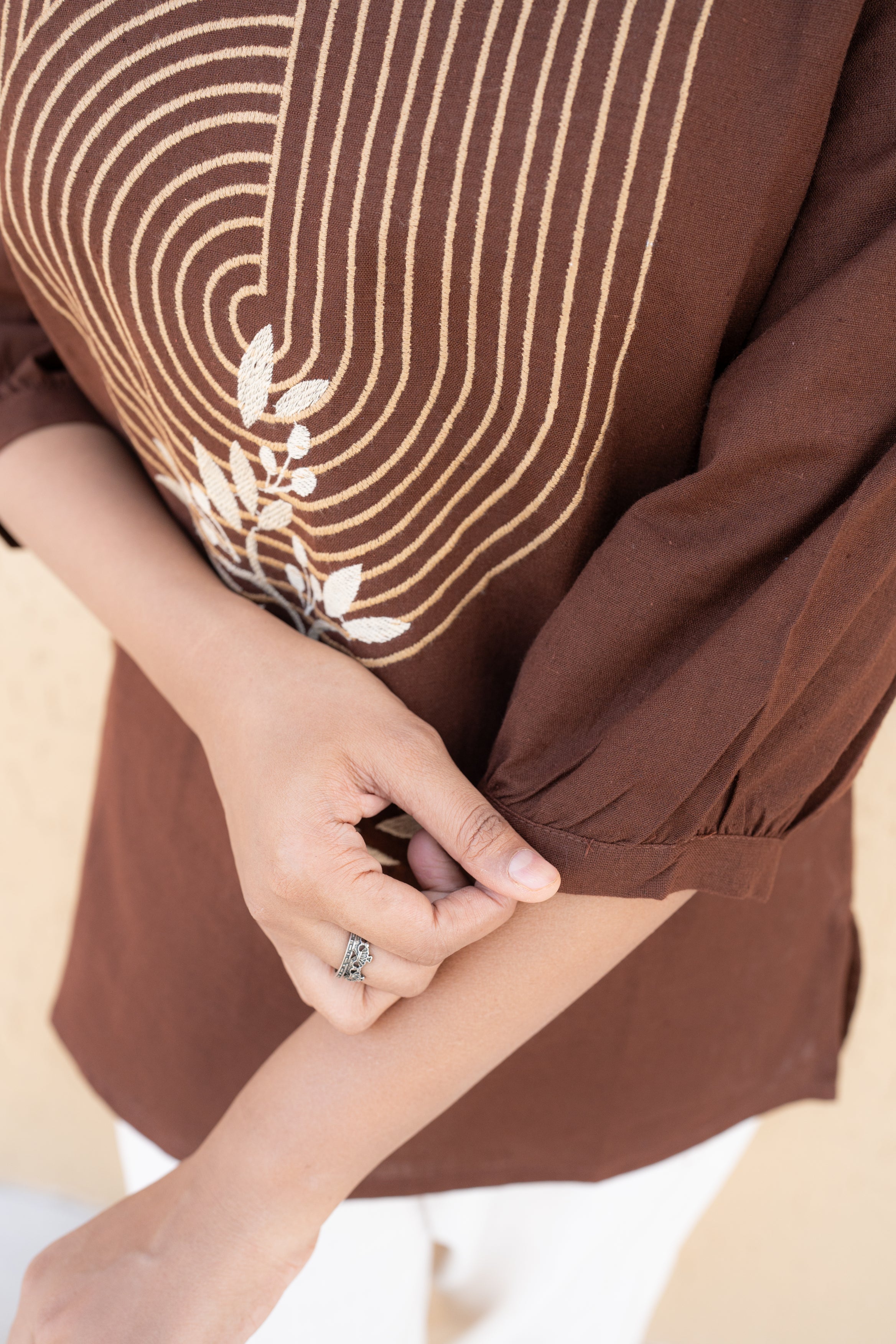 Brown Reva Co-ord Set