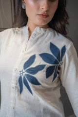 Indigo Bloom Top