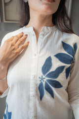Indigo Bloom Top