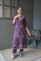 Aarzoo Embroidered Kurta Set