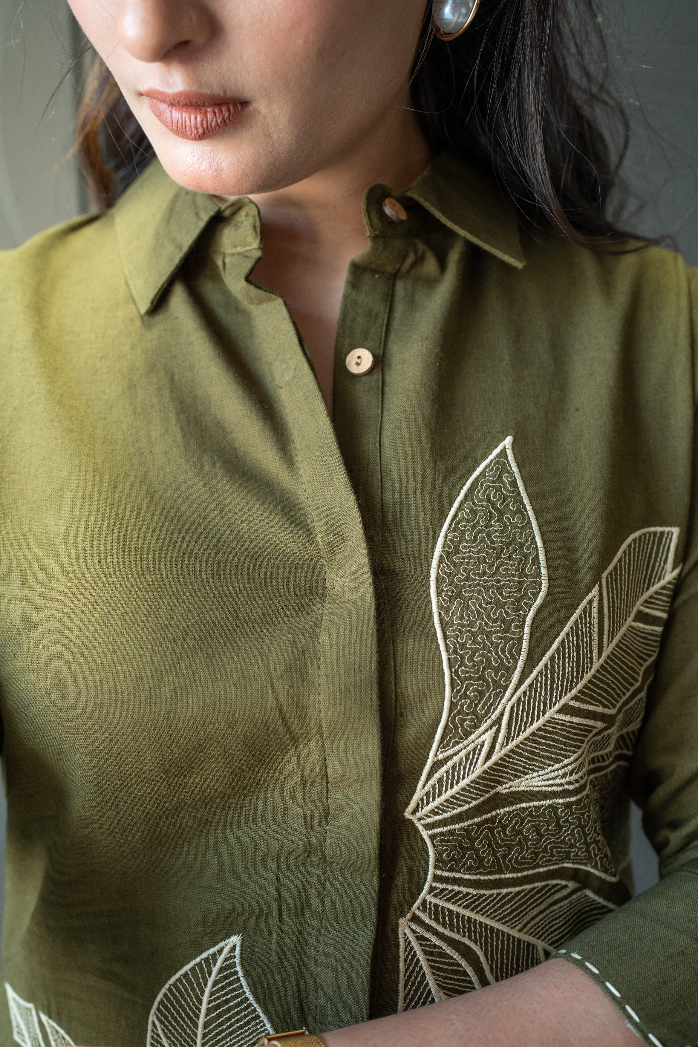 Olive Leaf Co-Ord Set