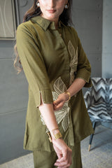 Olive Leaf Co-Ord Set