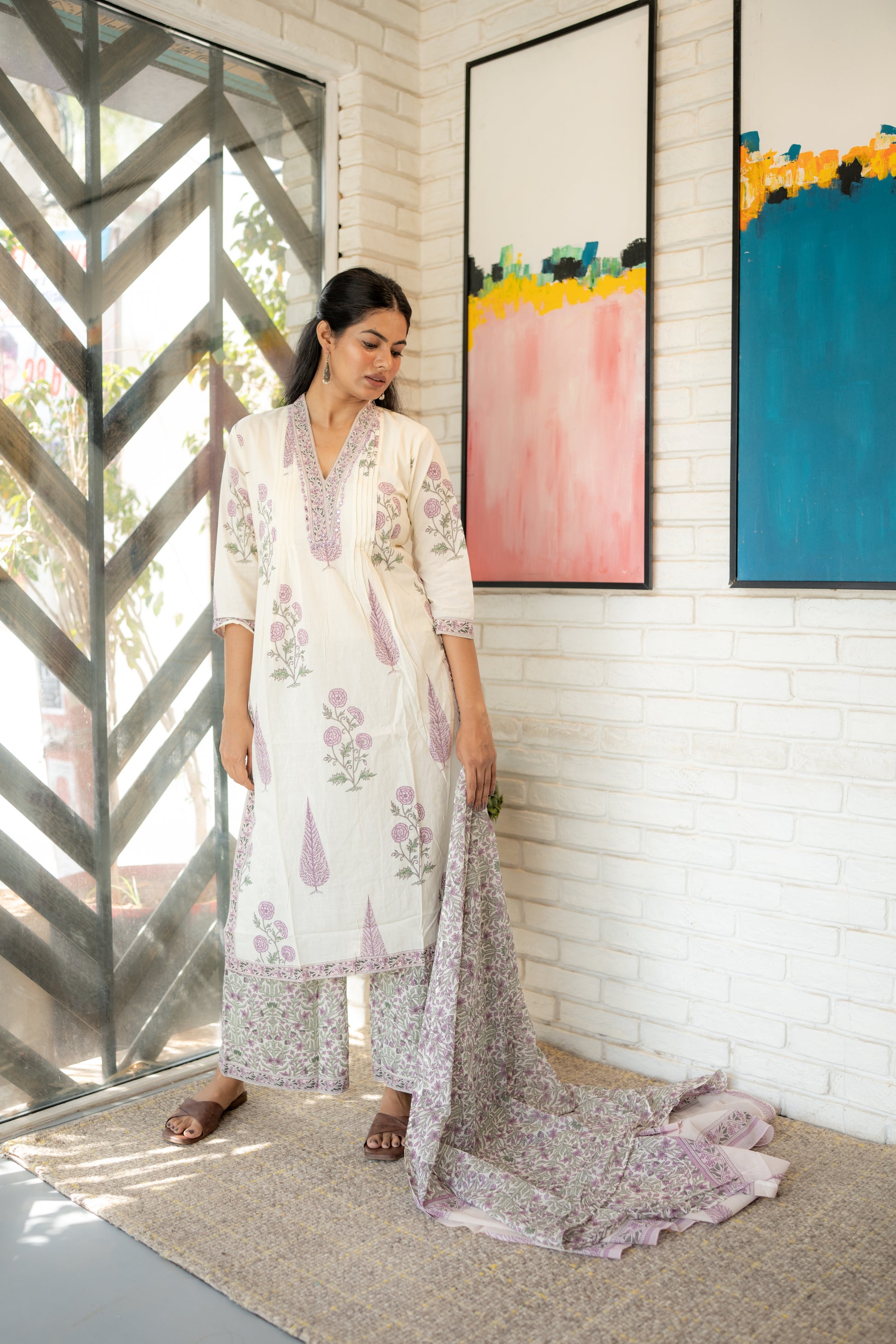Florea - Dupatta Set