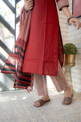 Tanauri Palash Dupatta Set – Summer and Casual Cotton Kurta Outfit