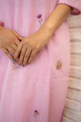 Sakura Dupatta Set – Japanese Cherry Blossom Cotton Kurta Set by Tanauri