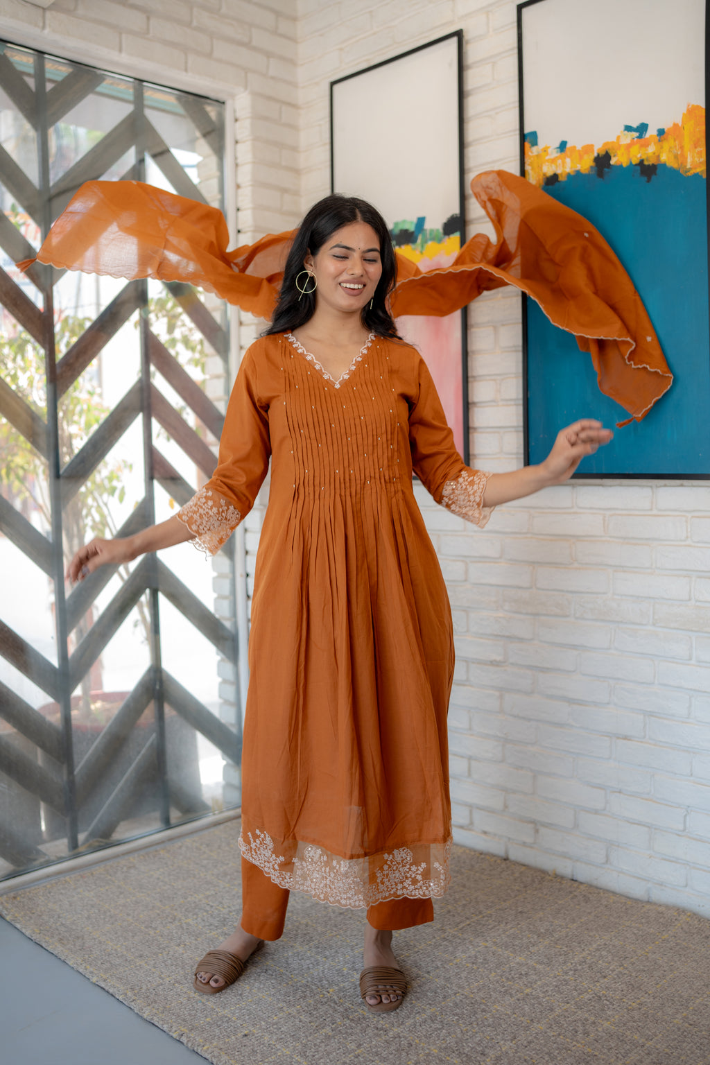 Sun-lit - Dupatta Set