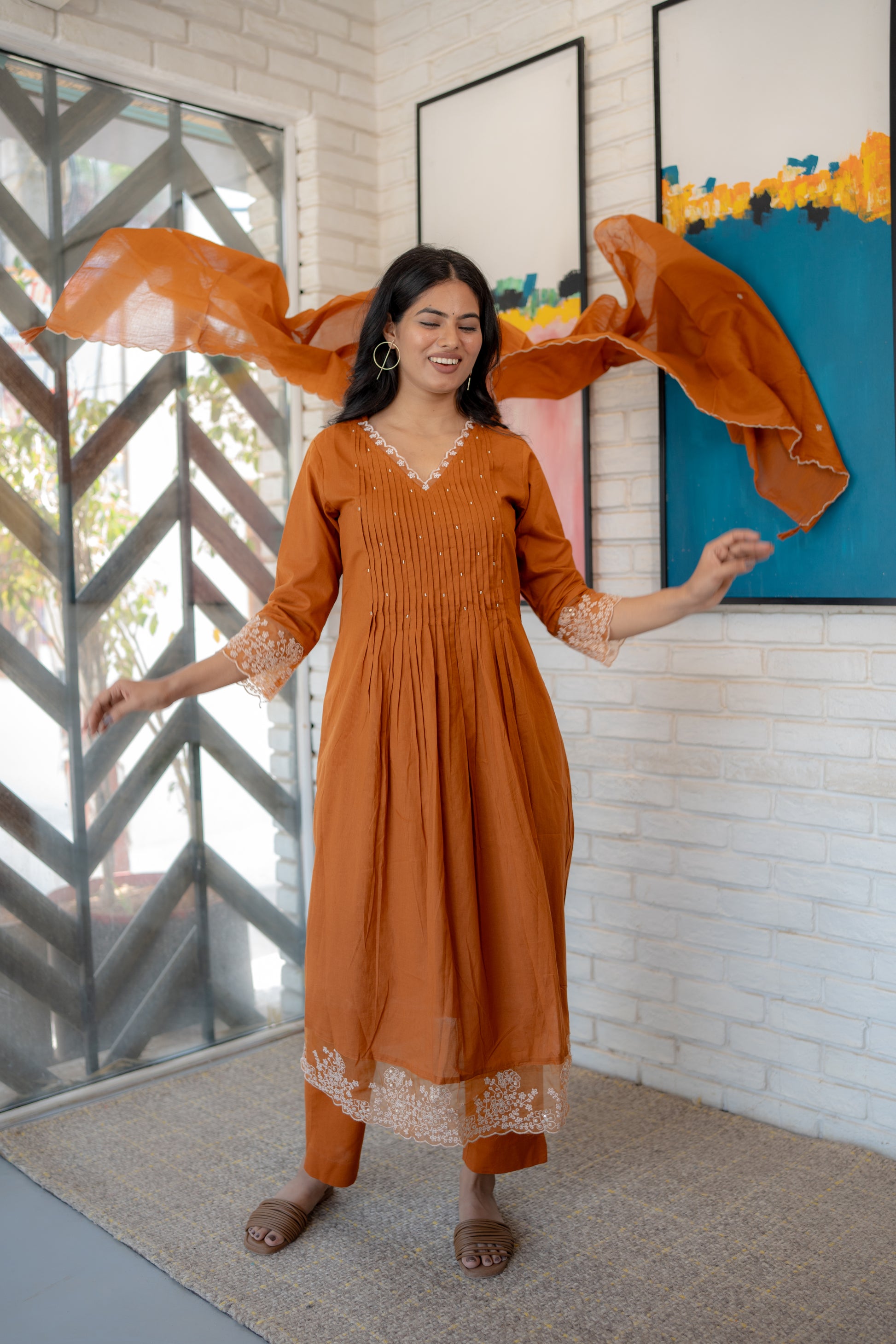 Sun-lit - Dupatta Set