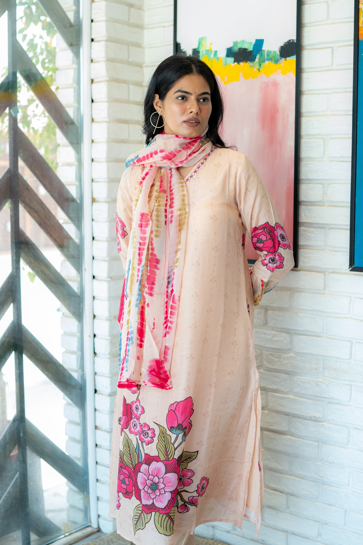 Tanauri Shirin Dupatta Set – Breezy Cotton Ethnic Wear