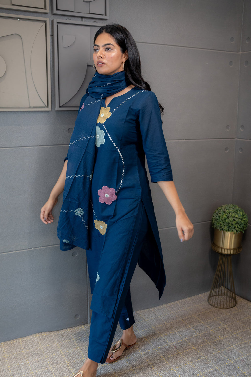 Tana-Bana Dupatta Set