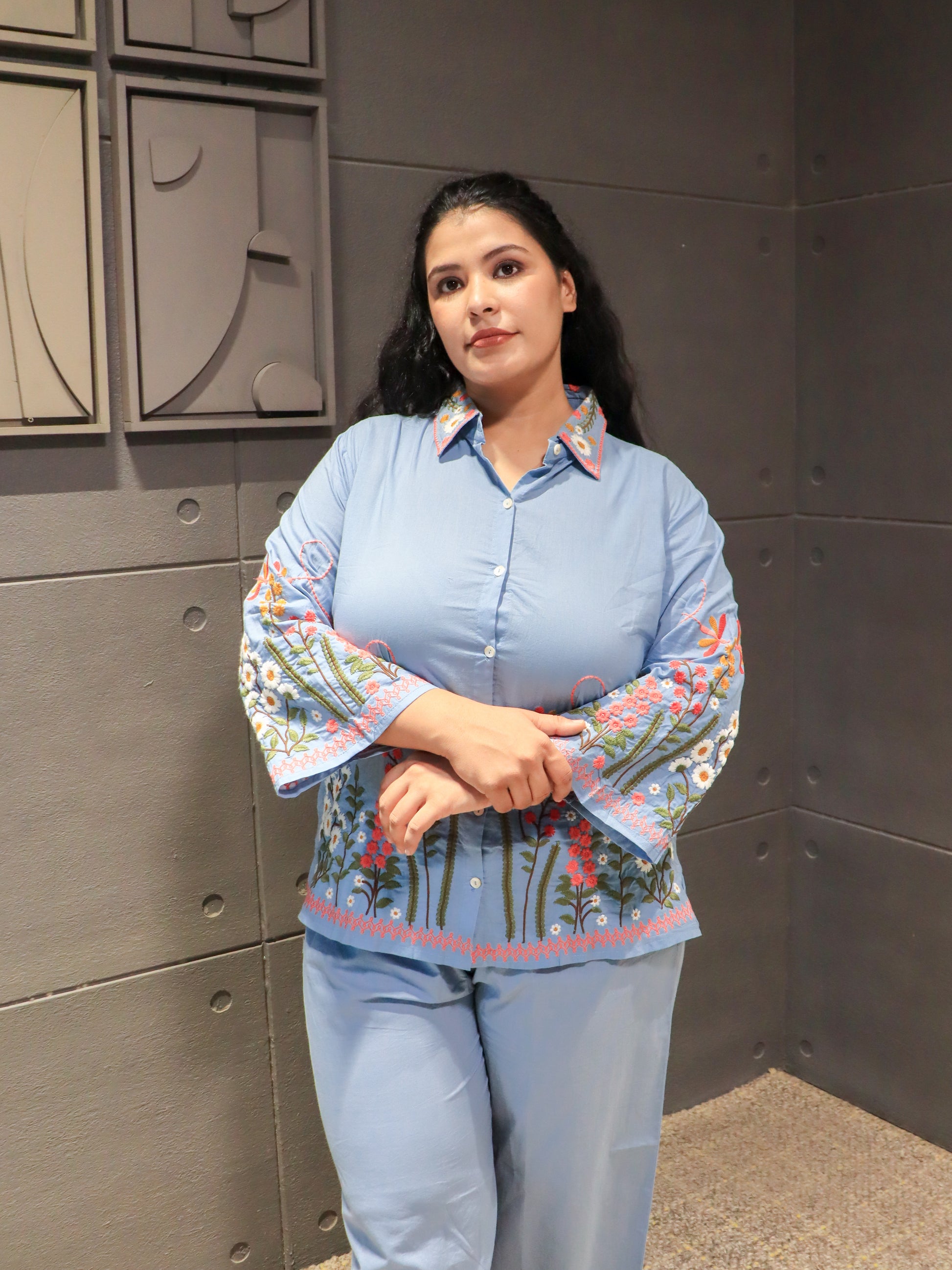 Floranza Embroidered - Coord Set