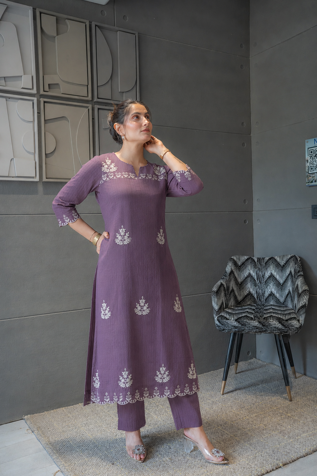 Aarzoo Embroidered Kurta Set