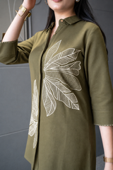 Olive Leaf Co-Ord Set