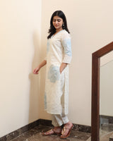 Blue Thread Kurta Set