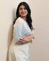 Blue Thread Kurta Set