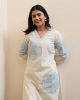 Blue Thread Kurta Set