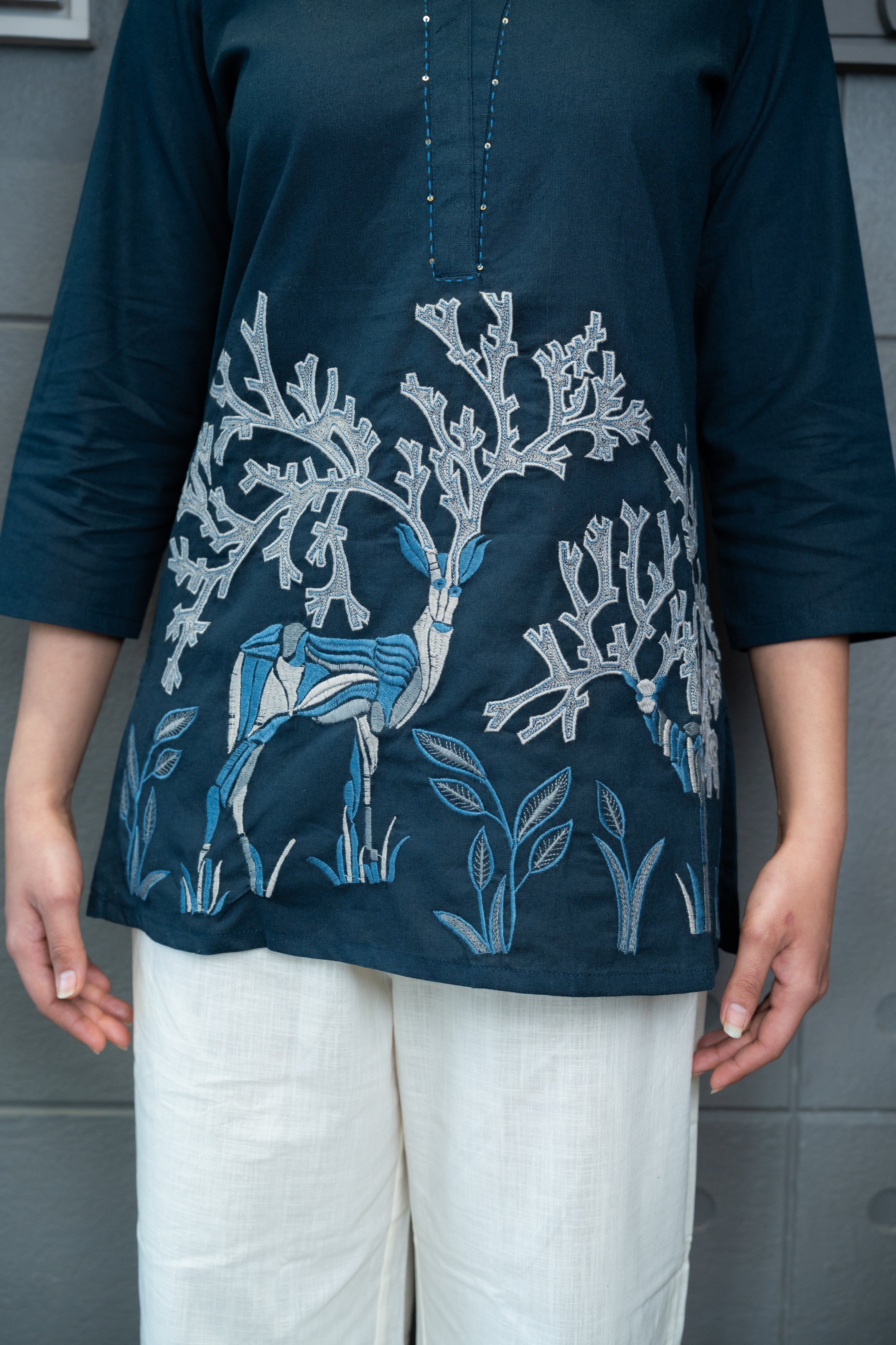 Blue Deer Top