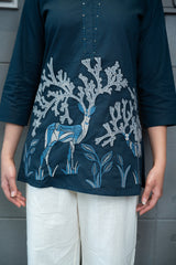 Blue Deer Top