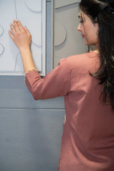 Mauve Floral Elegance Kurta Set