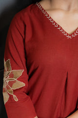 Narangi Kurta Set